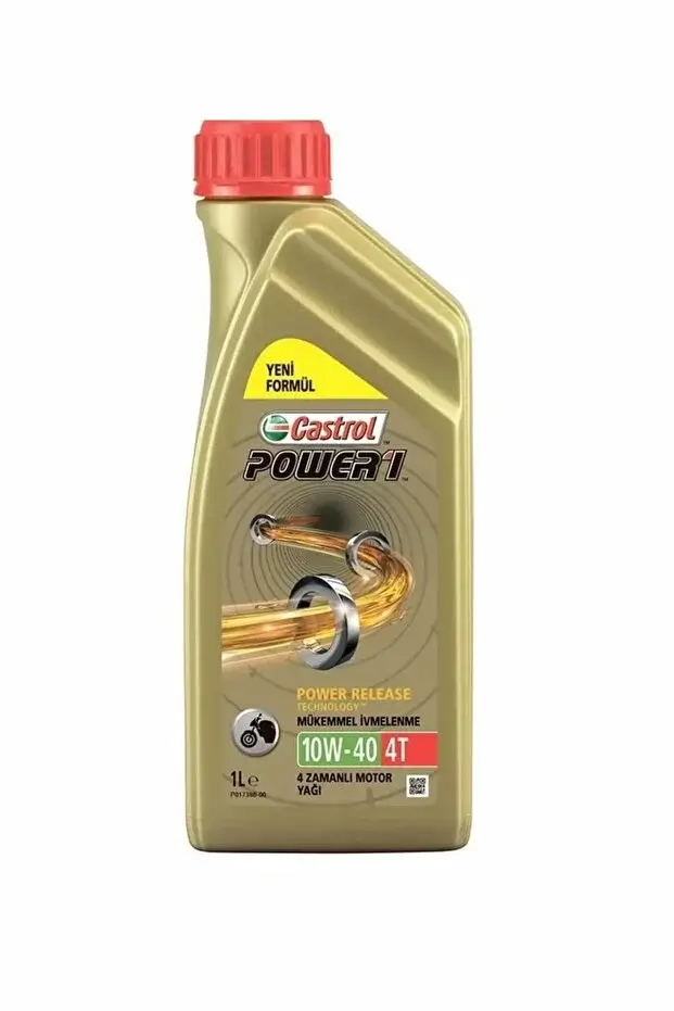 Castrol Power 1 4T 10W - 40 4 Zamanlı Motosiklet Yağı 1 L