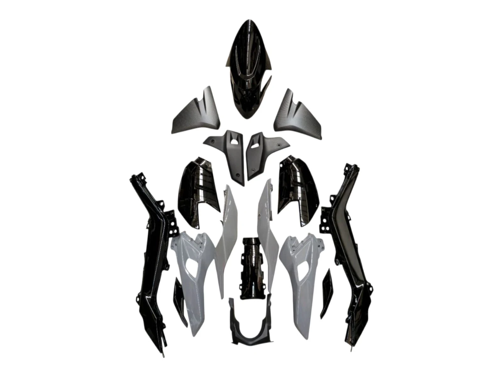 CF Moto NK250 Siyah OEM 17 Parça Komple Kaporta Seti